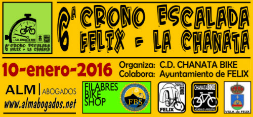 6ª CRONOESCALADA BTT FELIX - LA CHANATA 2016
