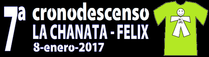 7ª CRONODESCENSO BTT CHANATA-FELIX 08-01-2017