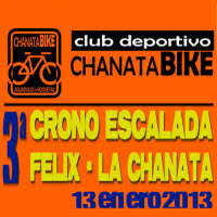 3ª CRONOESCALADA CHANATA BIKE - 2013