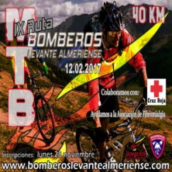 IX RUTA MTB BOMBEROS DEL LEVANTE ALMERIENSE  12-02-2017